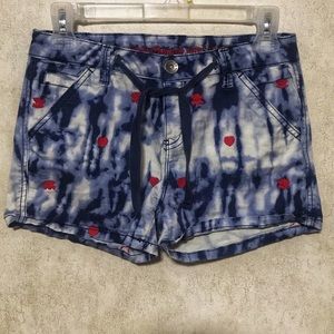 Justice | Skull and Hearts Shorts | Size 14